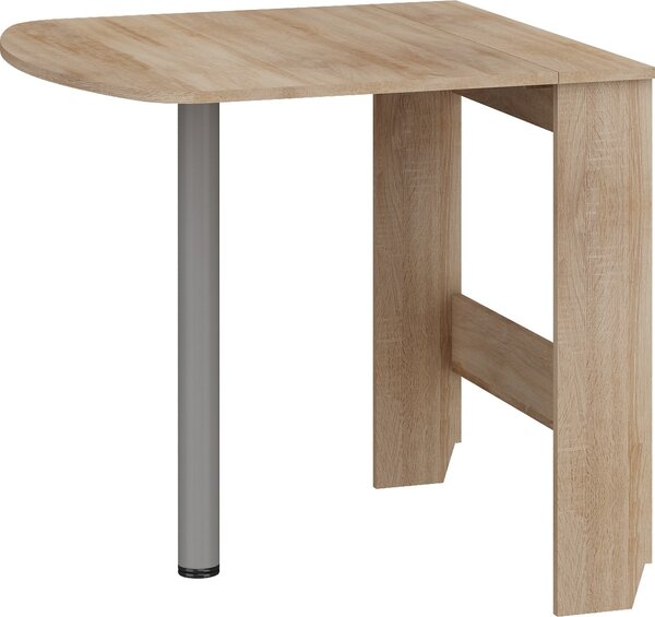 Masă de sufragerie extensibilă Elston 6 (stejar deschis sonoma) (pentru 2 persoane). 746439