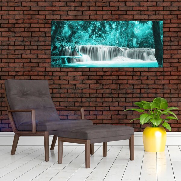 Tablou - Cascada albastră (120x50 cm)