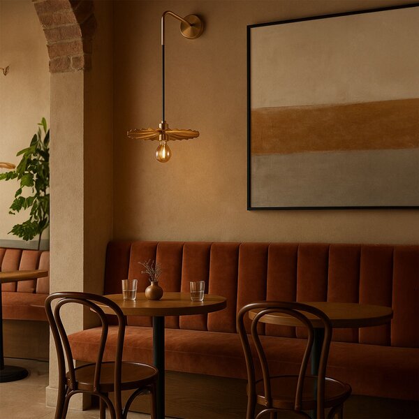 Lampa de perete APP1356-1W OLD GOLD 30 cm