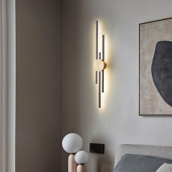 Lampa de perete LED APP1437-W BLACK GOLD