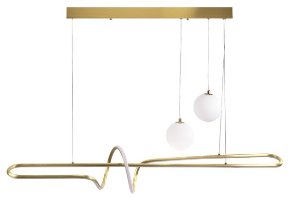 Lampa LED LHJ039-CP BRUSH GOLD