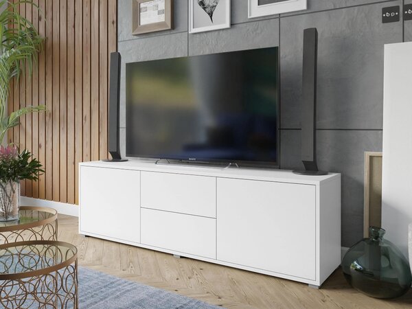 Masă TV/ Dulap Alkyra 2D2SZ AK09 (Alb). 1060603