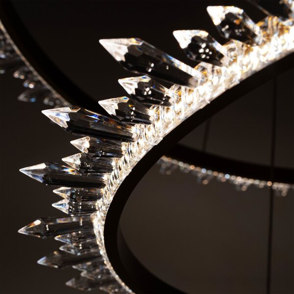 Lustra Tavan LED Cristal APP1609-3C GOLD