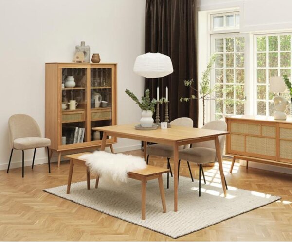 Scaun de dining Creston, bej