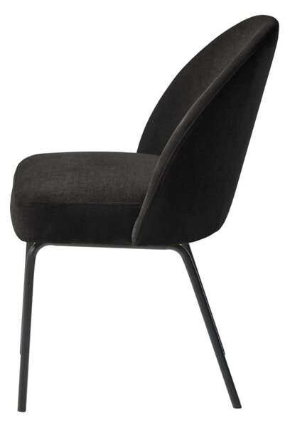 Scaun de dining Creston, negru