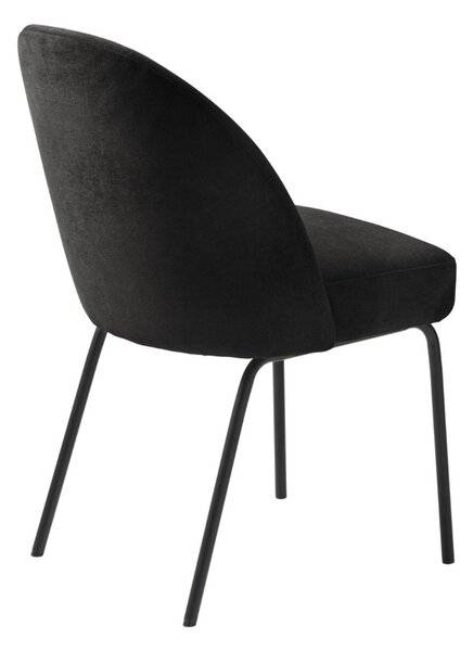 Scaun de dining Creston, negru