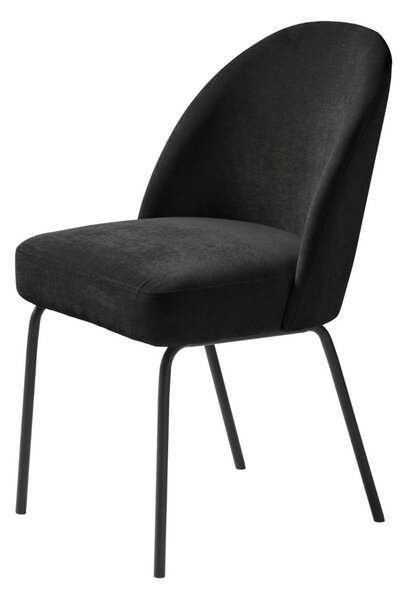 Scaun de dining Creston, negru