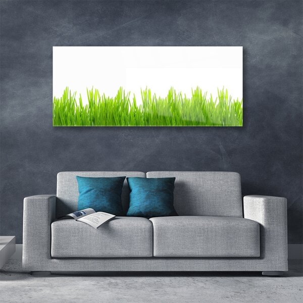 Tablou pe sticla Weed Natura verde