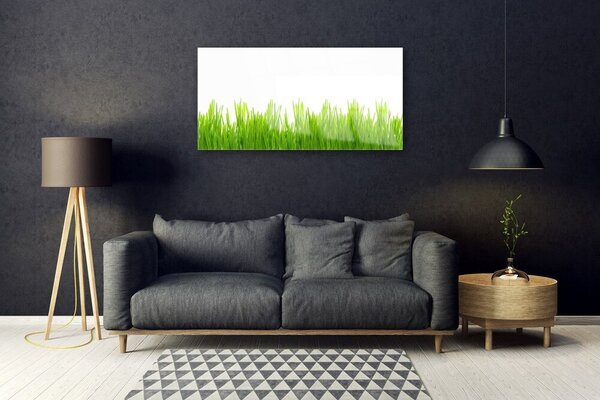 Tablou pe sticla Weed Natura verde