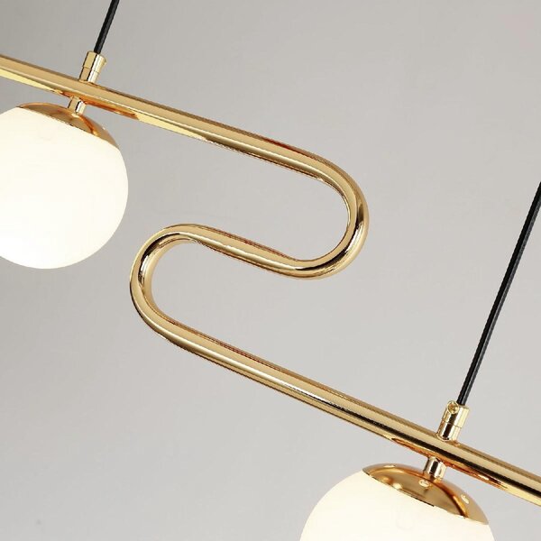 Lampă suspendată APP1599-5CP Gold