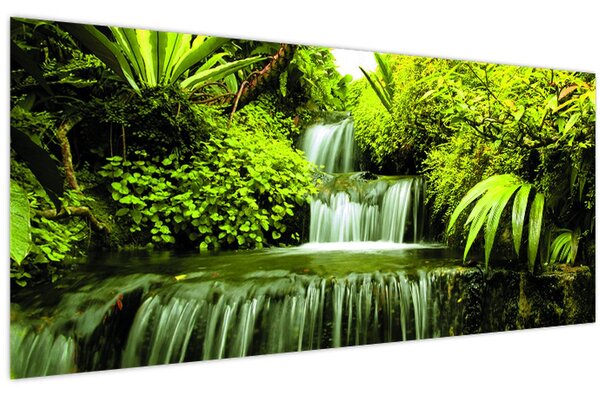 Tablou - Cascade indoneziene (120x50 cm)