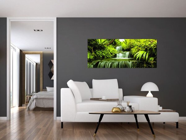 Tablou - Cascade indoneziene (120x50 cm)