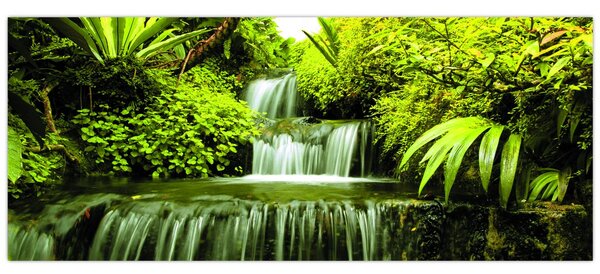 Tablou - Cascade indoneziene (120x50 cm)