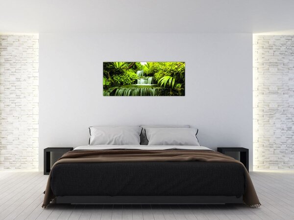 Tablou - Cascade indoneziene (120x50 cm)