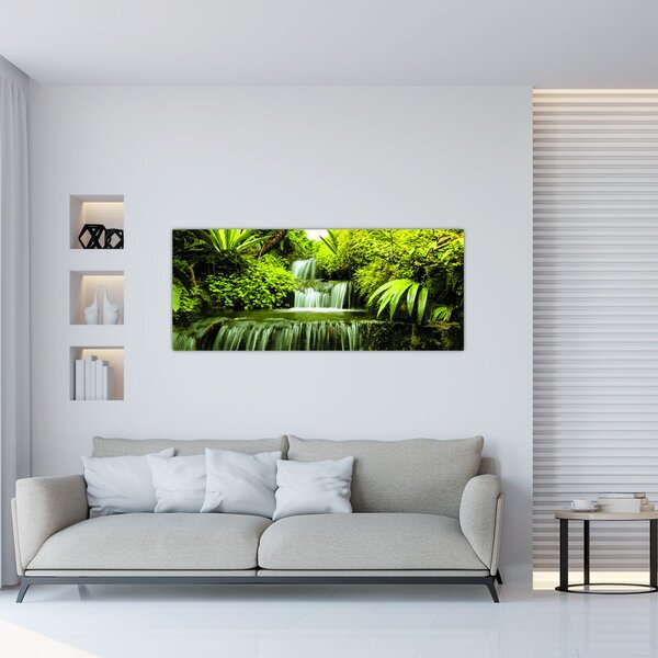 Tablou - Cascade indoneziene (120x50 cm)
