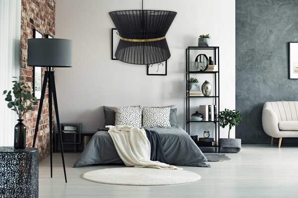 Lampă suspendată APP1503-1CP BLACK
