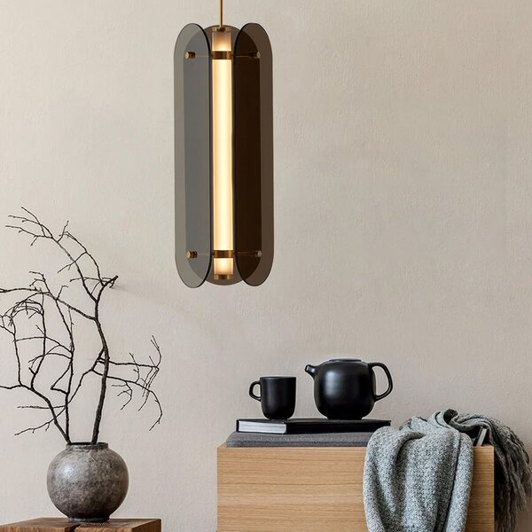 Lampă suspendată balck APP1676-CP Long