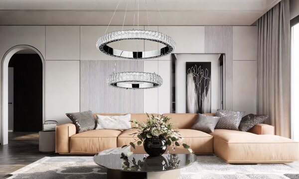 Lampa LED G044-2CP CHROME