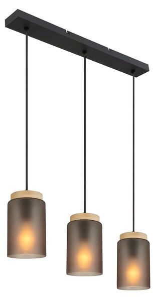 Lampă suspendată APP1812-3CP Frosted Grey