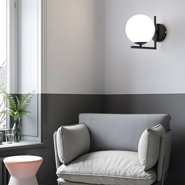 Lampa de perete G101-1W Black White