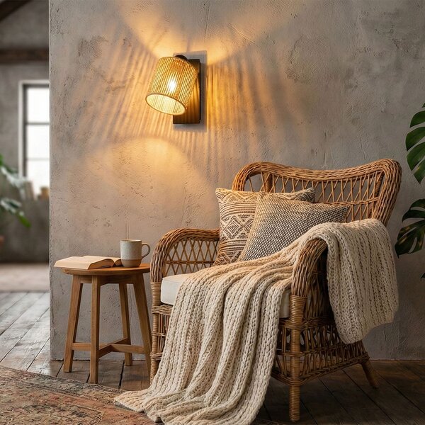 Lampa de perete APP1823-1W NATURE BLACK