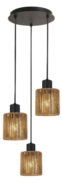 Lampă suspendată APP1820-3CPR NATURE BLACK