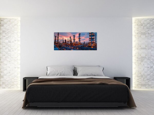 Tablou - Instalație industrială (120x50 cm)