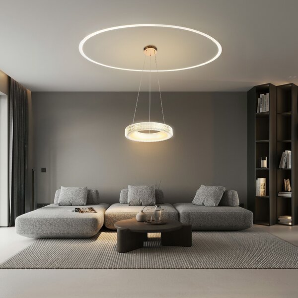 Lampa LED MS001-CP ROSE GOLD 40cm