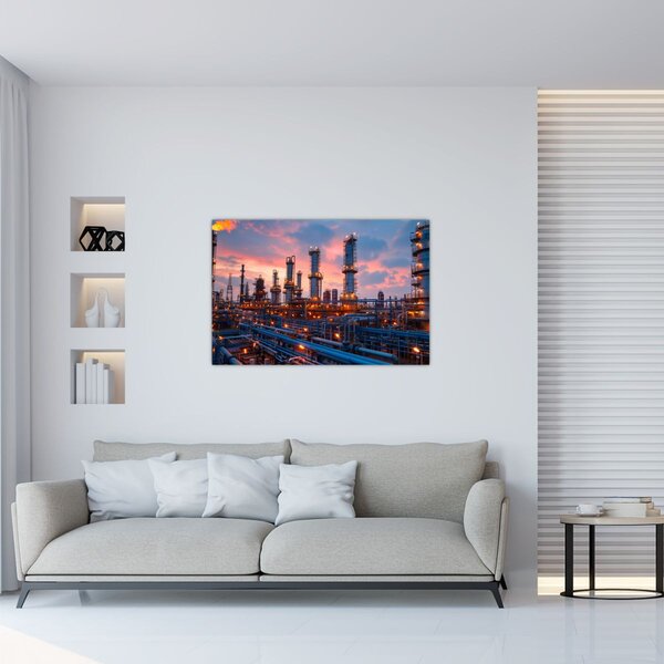 Tablou - Instalație industrială (90x60 cm)