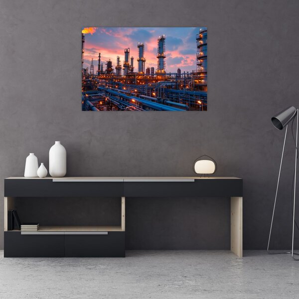 Tablou - Instalație industrială (90x60 cm)