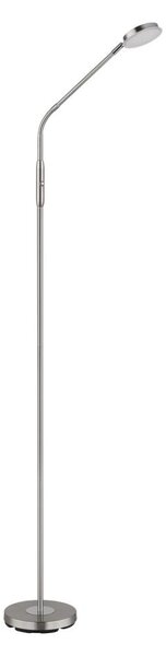 Globo 58504SN - Lampă de podea LED cu control tactil și variator SILVIO LED/6,5W/230V crom mat