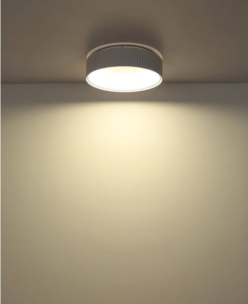 Globo 15924DW - plafonieră LED KEMP, 45W, 230V, 2700/4000/6000K, diam. 46 cm, albă