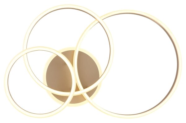 Globo 67260-72SA - Plafonieră LED dimabilă RUBIO LED/72W/230V 3000K 79,5x50 cm