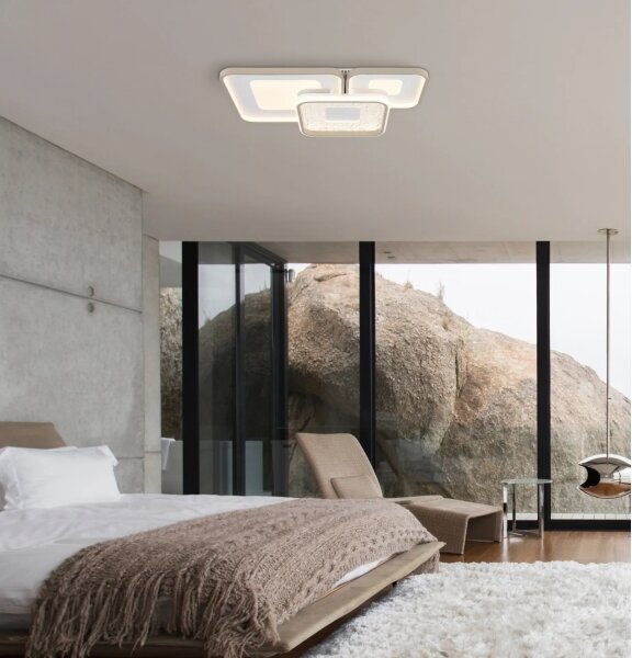 Globo 48097-62 - Plafonieră LED reglabilă MOSAIKO LED/55W/230V 65x45,5 cm + telecomandă