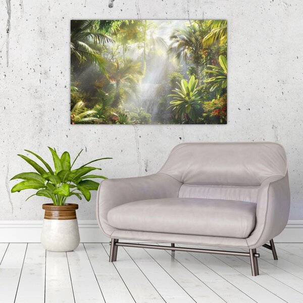 Tablou - Pădure tropicală (90x60 cm)