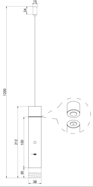 Globo 16060 - Lampă LED reîncărcabilă 2 în 1 PELO, dimabilă, cu control tactil, LED/2W/230/5V, negru