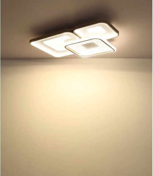 Globo 48097-62 - Plafonieră LED reglabilă MOSAIKO LED/55W/230V 65x45,5 cm + telecomandă