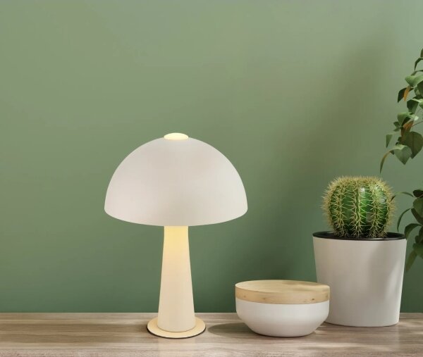 Globo 50670122 - Lampă de masă JULIA 1xE14/25W/230V bej