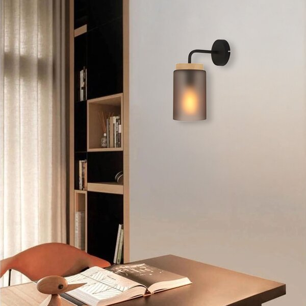 Lampa de perete APP1814-1W Frosted Grey