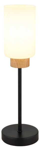 Globo 15977T - Lampă de masă ROWENA 1xE27/60W/230V negru/alb