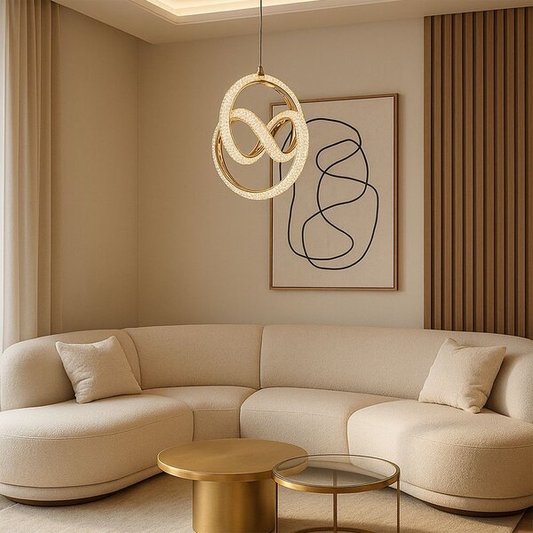 Lampă suspendată LED G068-CP Gold