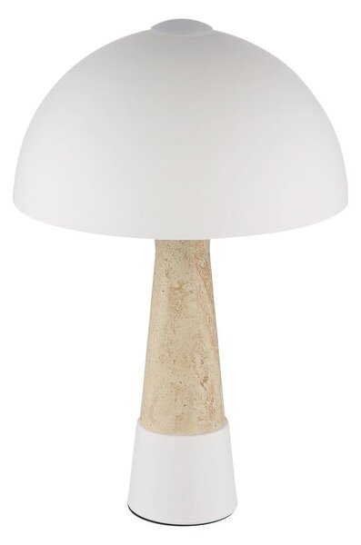 Globo 51070122 - Lampă de masă PAULIN 1xE27ILLU/40W/230V crem