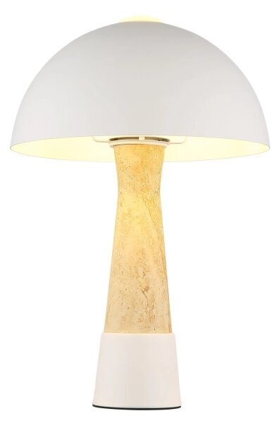 Globo 51070122 - Lampă de masă PAULIN 1xE27ILLU/40W/230V crem