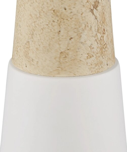 Globo 51070122 - Lampă de masă PAULIN 1xE27ILLU/40W/230V crem