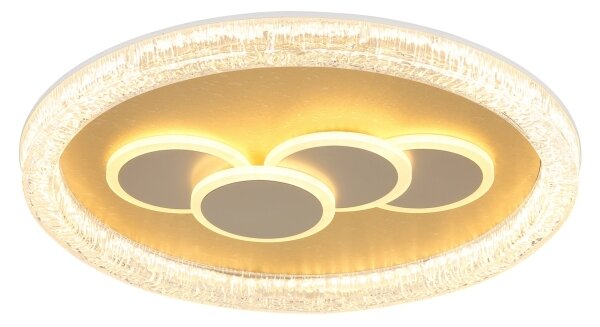 Globo 48476-40R - Plafonieră LORAINE LED/40W/230V, diam. 49,5 cm, auriu