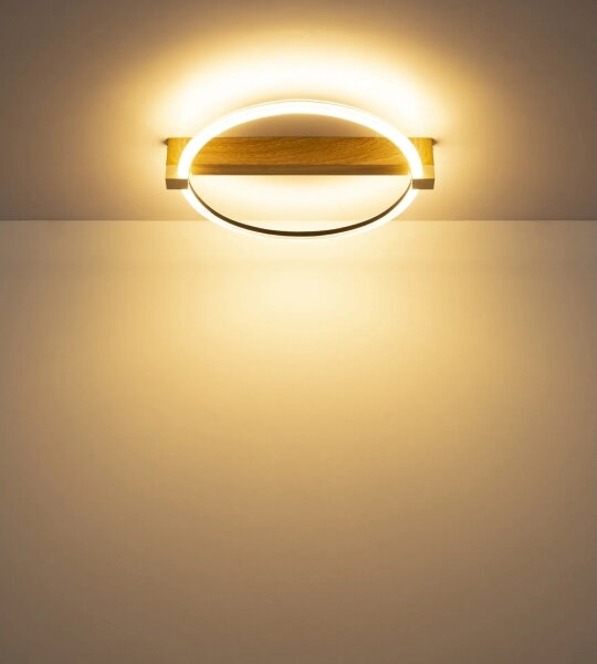 Globo 48050D - Plafonieră LED FLETCHER LED/15W/230V 3000K bej