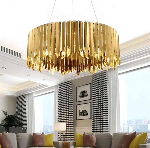 Lampa APP1764-8CP metal GOLD