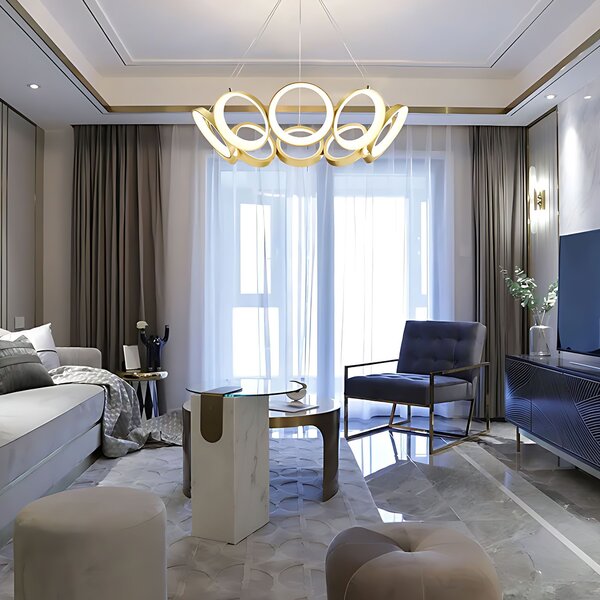 Lampa LED APP1800-CP Brush Gold