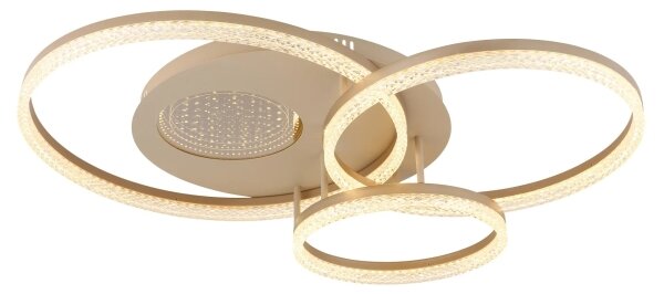 Globo 48480-40 - Plafonieră LED SANFORD LED/40W/230V 3000K 78x60 cm bej