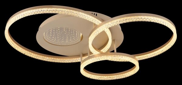Globo 48480-40 - Plafonieră LED SANFORD LED/40W/230V 3000K 78x60 cm bej